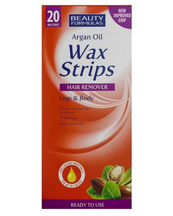 Beauty Formulas Argan Oil Wax Strips Stk